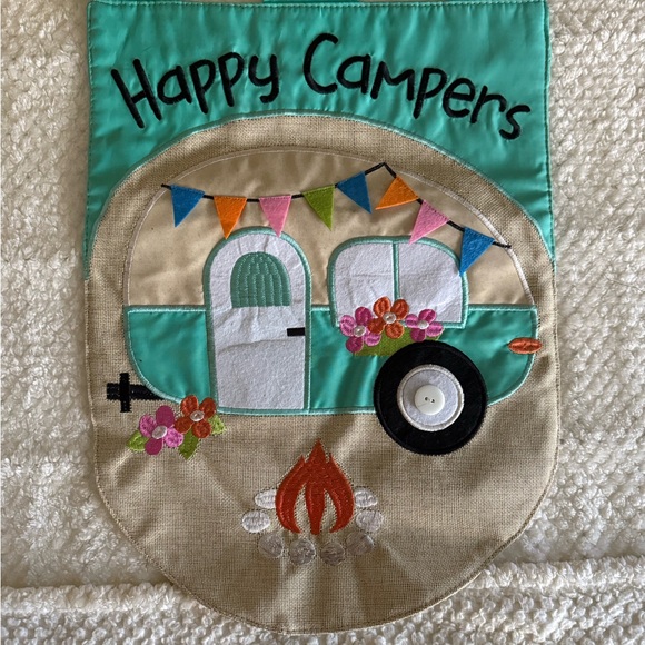 Happy Campers Decorative Banner - Picture 1 of 2